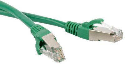 Hyperline Кабель патч-корд F/UTP 5e кат. 10м. Hyperline PC-LPM-STP-RJ45-RJ45-C5e-10M-LSZH-GN 