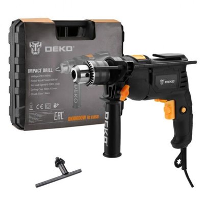 Deko дрель Deko dkid600w set 2 (063-4126) 