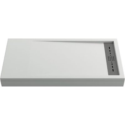 CRETO Душевой поддон из искусственного камня Creto Scala 160x80 3-0045 Белый 3-0045