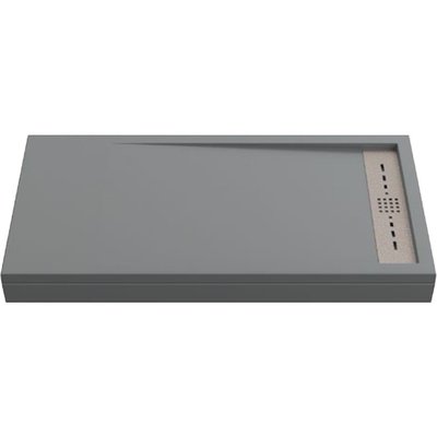 CRETO Душевой поддон из искусственного камня Creto Scala 160x80 3-0021 Серый 3-0021