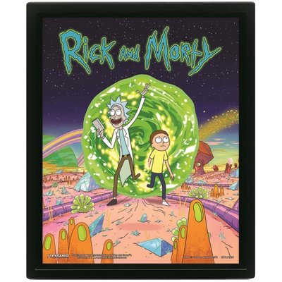 Pyramid Сувенир Pyramid 3D Rick and Morty: Portal 