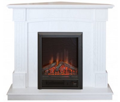 Real-Flame Электрокамин с классическим очагом 2D Real-Flame Andrea Corner STD/EUG WT (WT-F513) с очагом Eugene 