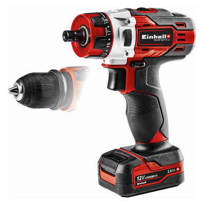 Einhell Дрель-шуруповерт EINHELL TE-CD 12/1 X-Li 2Ач, с одним аккумулятором [4513592] 
