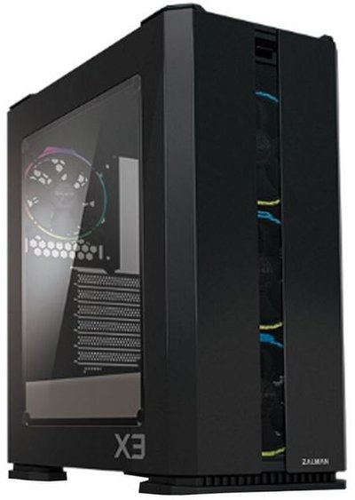 Zalman Корпус Zalman X3 Black MidiTower X3 Black (черный) Zalman X3 BLACK