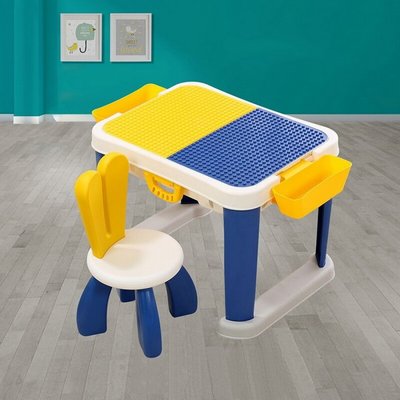 Pituso Комплект парта + стул Pituso стол + стул L-JMZ01 70x50 см желтый/белый/синий Стол со стульчиком L-JMZ01 L-JMZ01