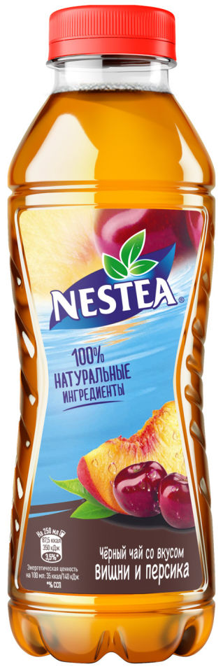 NESTEA Чай черный Nestea Вишня-Персик 0.5л 
