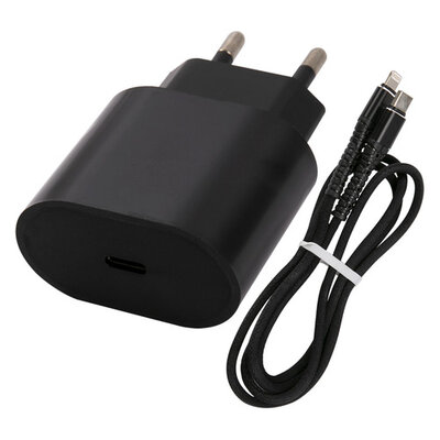 RedLine Сетевое зарядное устройство Redline PD1-3A, USB type-C, 8-pin Lightning (Apple), 3A, черный УТ000027296 