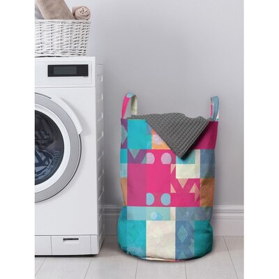 JoyArty Корзина для вещей JOYARTY Корзина для хранения вещей Квадраты врут 35x50 см gaba_21408_M