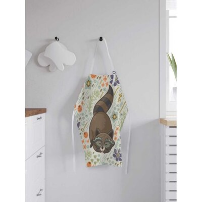 JoyArty Кухонный фартук JOYARTY Фартук женский для готовки Милый енот 65х65х28 см ap_75035