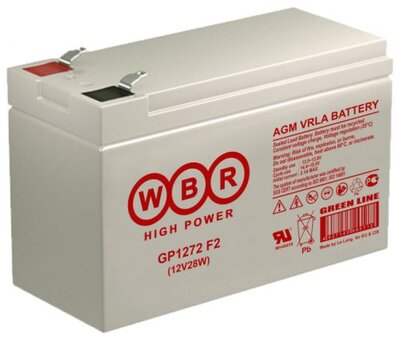 WBR Аккумулятор WBR 12В, 7,2Ач GPL1272 