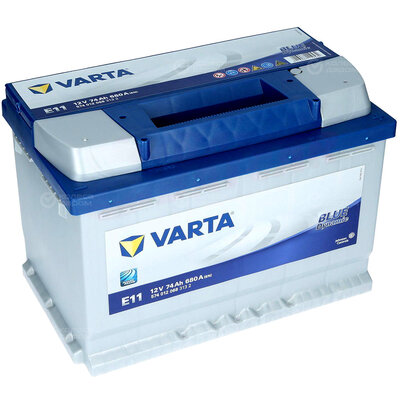 Varta Автомобильный аккумулятор Varta Blue Dynamic E11 74 Ач обратная полярность L3 533093
