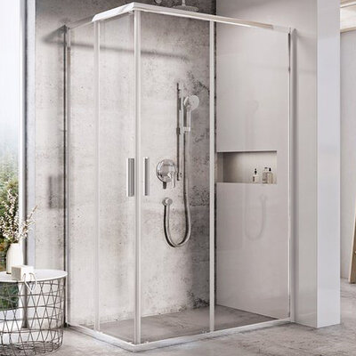 Ravak Душевая дверь Ravak Blix Slim BLSRV2K-100 X1XMA0C00Z1 профиль Хром стекло Transparent X1XMA0C00Z1