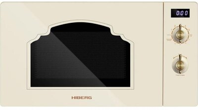 Hiberg Микроволновая печь HIBERG , 700Вт, 20л, бежевый VM-4285 YR (бежевый) 