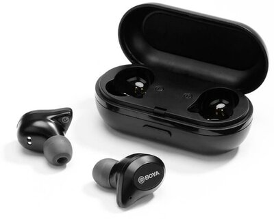 Boya Беспроводные наушники Boya Earphones BY-AP1, черный BY-AP1 (черный) 