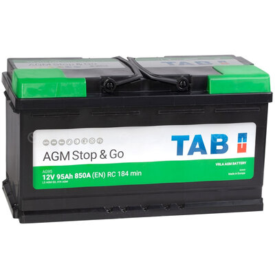 TAB Аккумулятор легковой "TAB" AGM 95 Ач п/п L5 213090 213090/L5 AGM ED/AG95