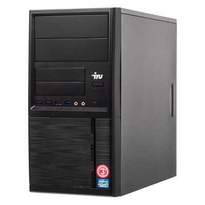 iRU Компьютер iRU Опал 512, Intel Pentium Gold G5420, DDR4 8ГБ, 240ГБ(SSD), Intel UHD Graphics 610, Windows 10 Professional, черный [1565664] 