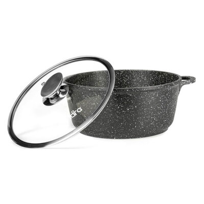 Lara Кастрюля LARA Rio , 2.3л, с крышкой, серый LR02-202 