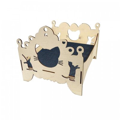 Kampfer Деревянная игрушка Kampfer Конструктор Small Bed for Cat KS-008
