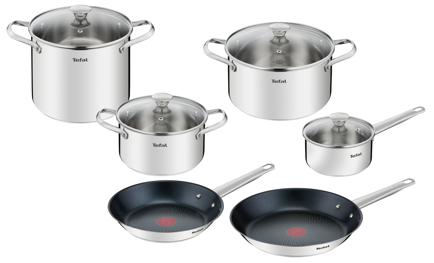 Посуда cooking. Набор посуды Тефаль. Набор посуды Tefal Jo Kitchen Essentials 10 предметов e314sa74. Tefal Jo Kitchen Essentials 5 предметов e314s574. Tefal Cook right.