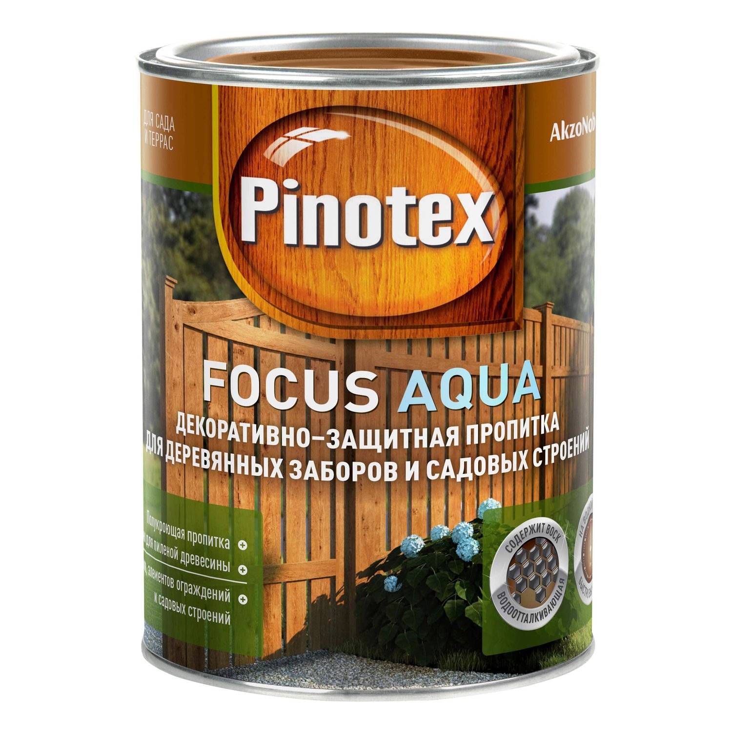 Pinotex Focus Aqua орех
