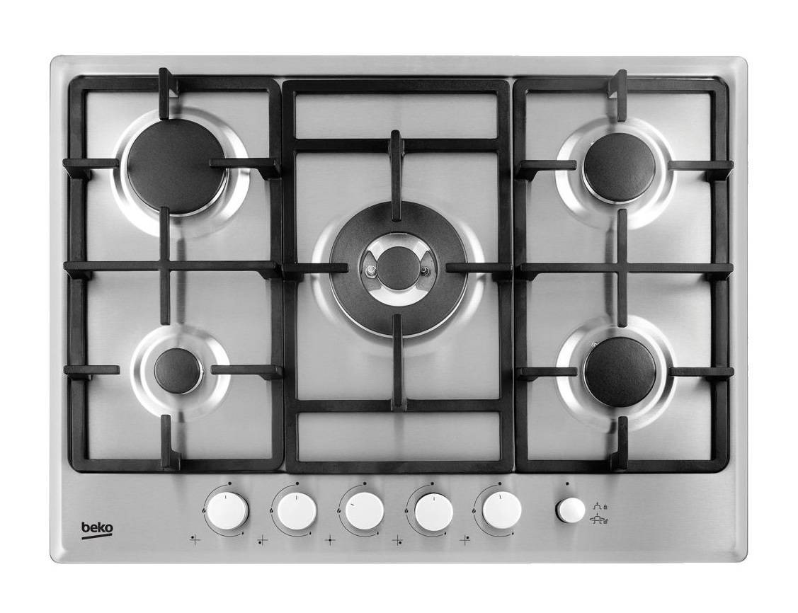 Газовая поверхность beko. Газовая варочная панель Beko. Плита варочная газовая БЕКО. Варочная панель БЕКО газовая. Газовая варочная панель Beko HIAW 75225 SX, серебристый.