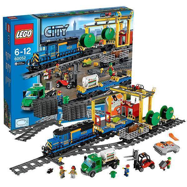 Грузовой конструктор. LEGO City 60052. LEGO City поезд 60052. Лего Сити поезд 60052. LEGO City 60052 грузовой поезд.