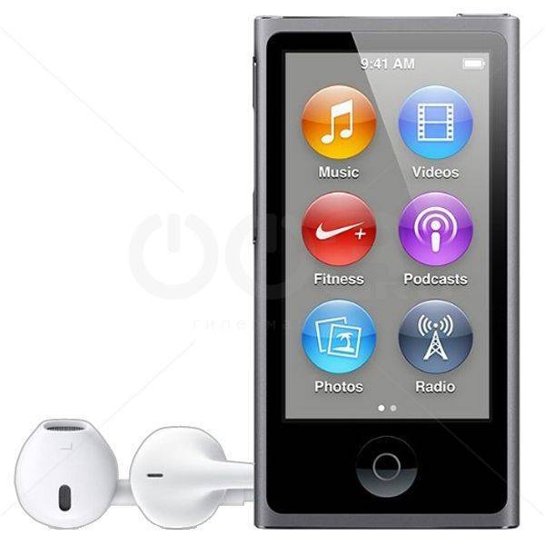 Отзывы о Apple iPod Nano 7G 16Gb Space Gray ME971RU/A на CMP24 - SKU44910