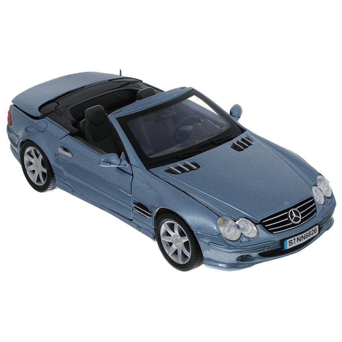 Модель машины mercedes. Mercedes Benz sl500 1: 18. Модель 1 24 Мерседес SL-500. Motormax 1/18 Mercedes. Модель игрушечная Мерседес sl500.