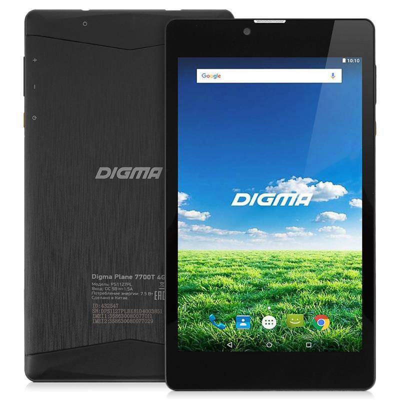 Планшет дигма плане 7700т 4g