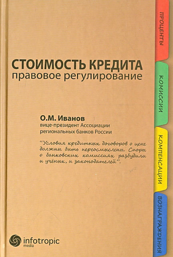 Кредитно правовой рф. Правовое регулирование займа.