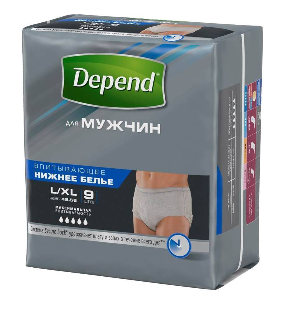 Купить Depend Для Женщин L Xl