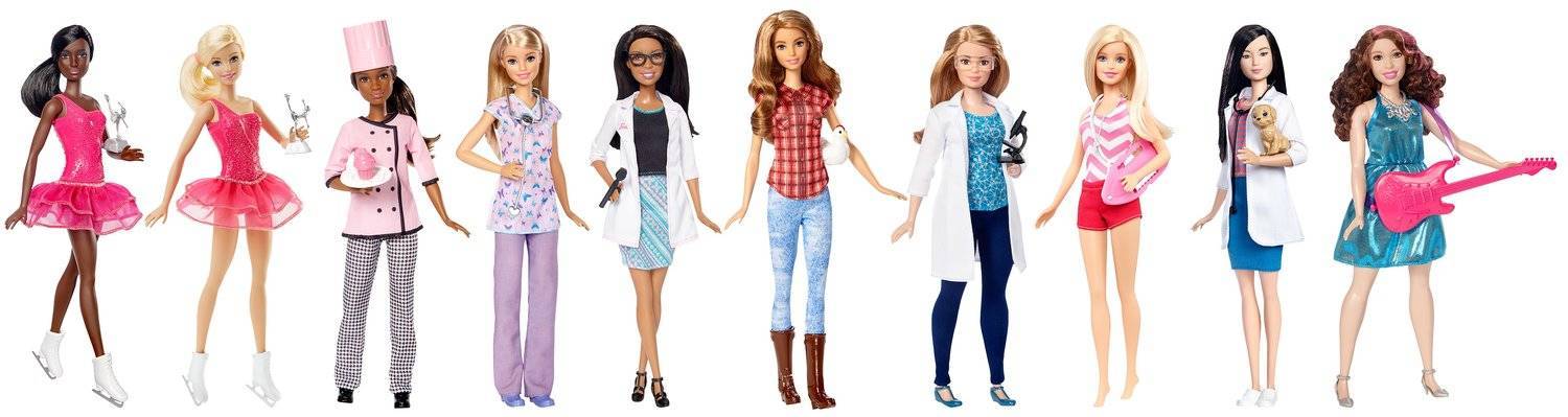 Кукла путяш купить. Куклы Barbie Mattel. Коллекция Барби кем быть. Игрушка Barbie кем быть» dvf50.