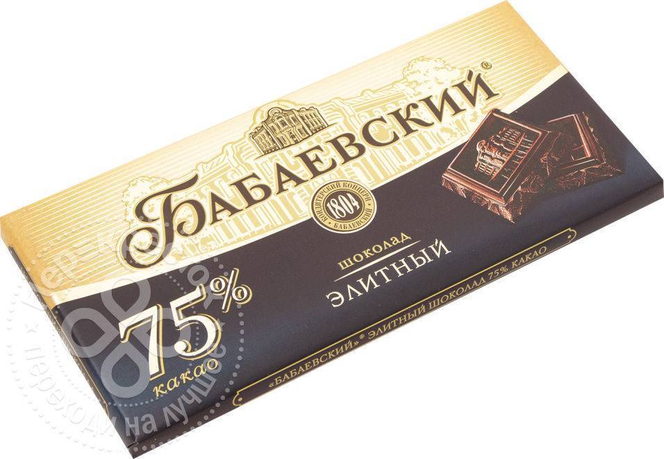 Горький шоколад 75