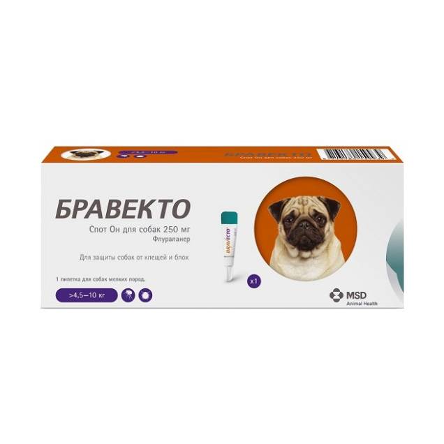 Бравекто для собак 5 10 кг. Бравекто спот он для собак 4,5-10кг 1пипетка. Бравекто (Bravecto) 4.5- 10. Бравекто spot-on 250 мг для собак 4.5-10 кг. Бравекто 250 мг для собак.