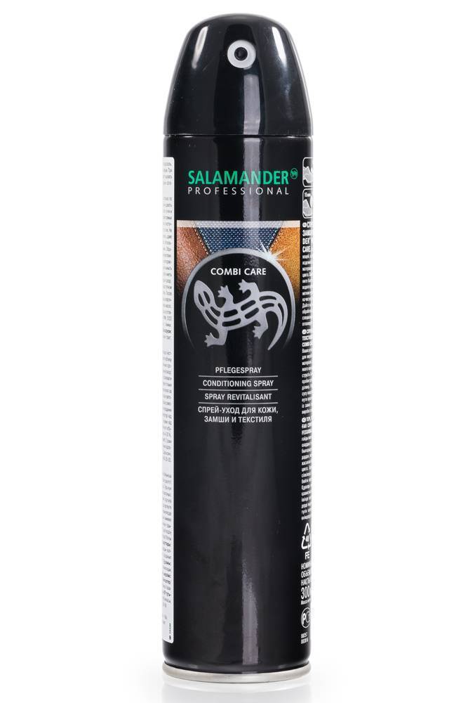 Аэрозоль salamander. Salamander professional аэрозоль"Combi Care"д/комб. Обуви 300мл .. Спрей для обуви Salamander all Combi. Спрей для ухода за обувью и кожей цвет чёрный саламандер. Salamander пропитка Combi Care.