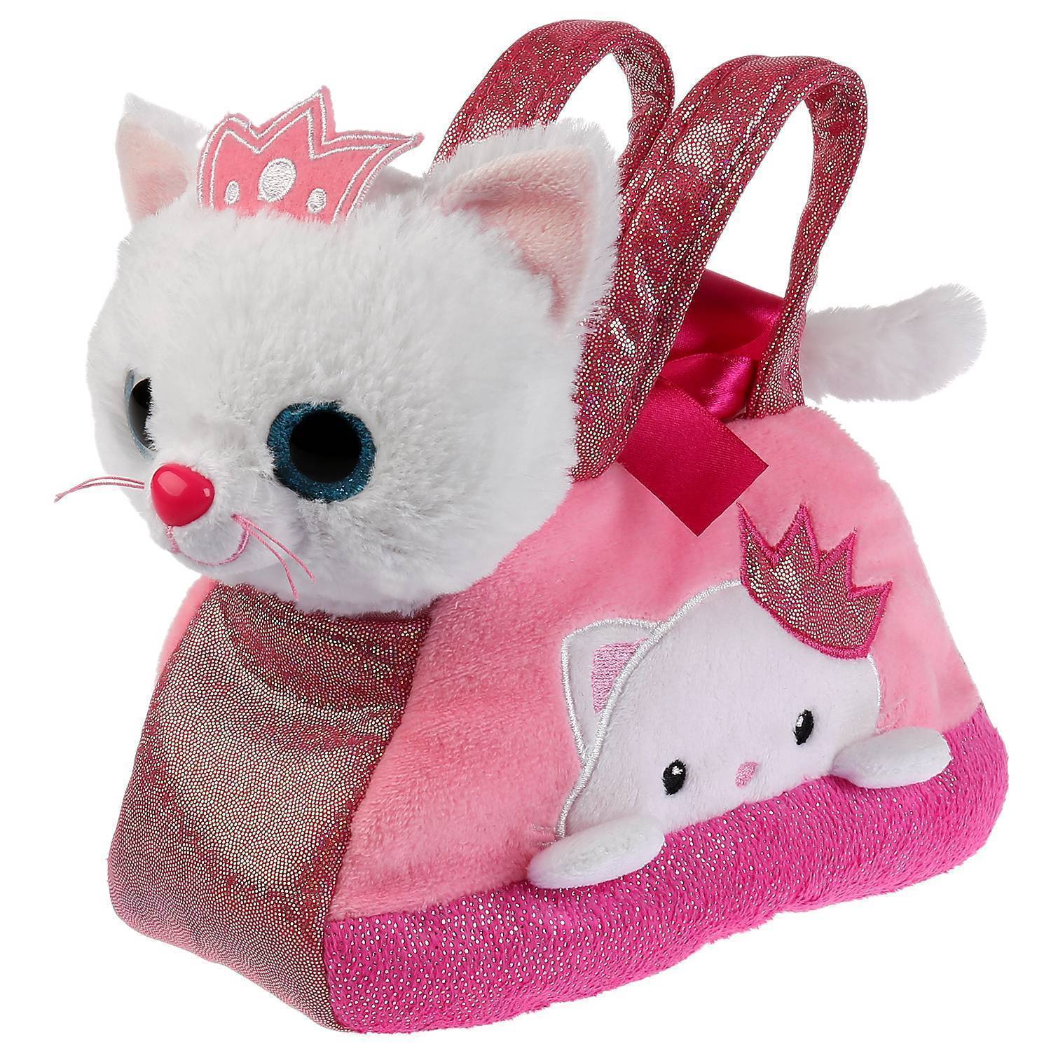 Игрушка питомец. Ct181197-20 мягкая игрушка кошка в сумочке 15 см. Мягкая игрушка Trudi котёнок в сумочке 20 см. Мягкая игрушка кошка Бетти. Мягкая игрушка кошка с котятами.