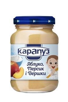 Пюре яблоко слива