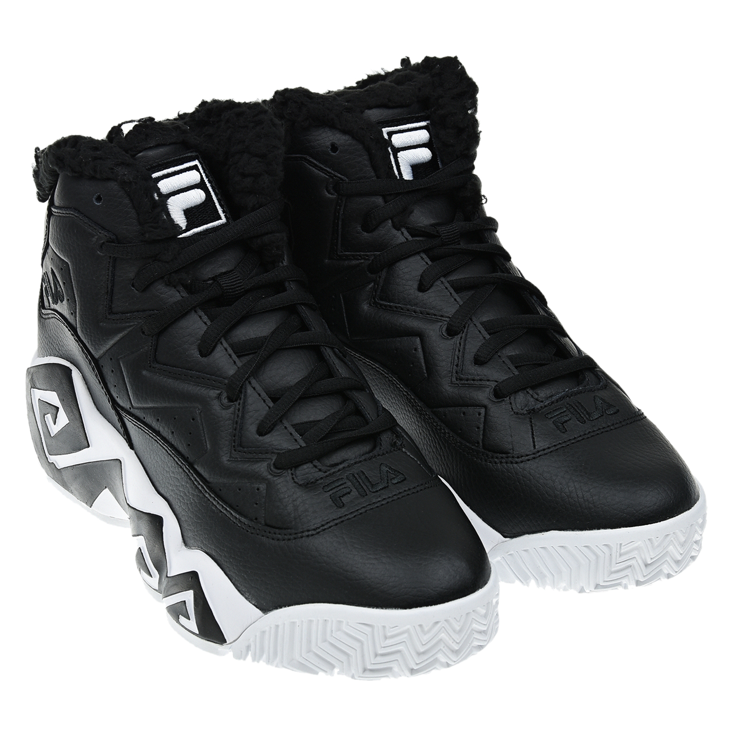 Утепленные кроссовки с принтом на подошве FILA детские Черный для мальчиковкупить - SKU6849800