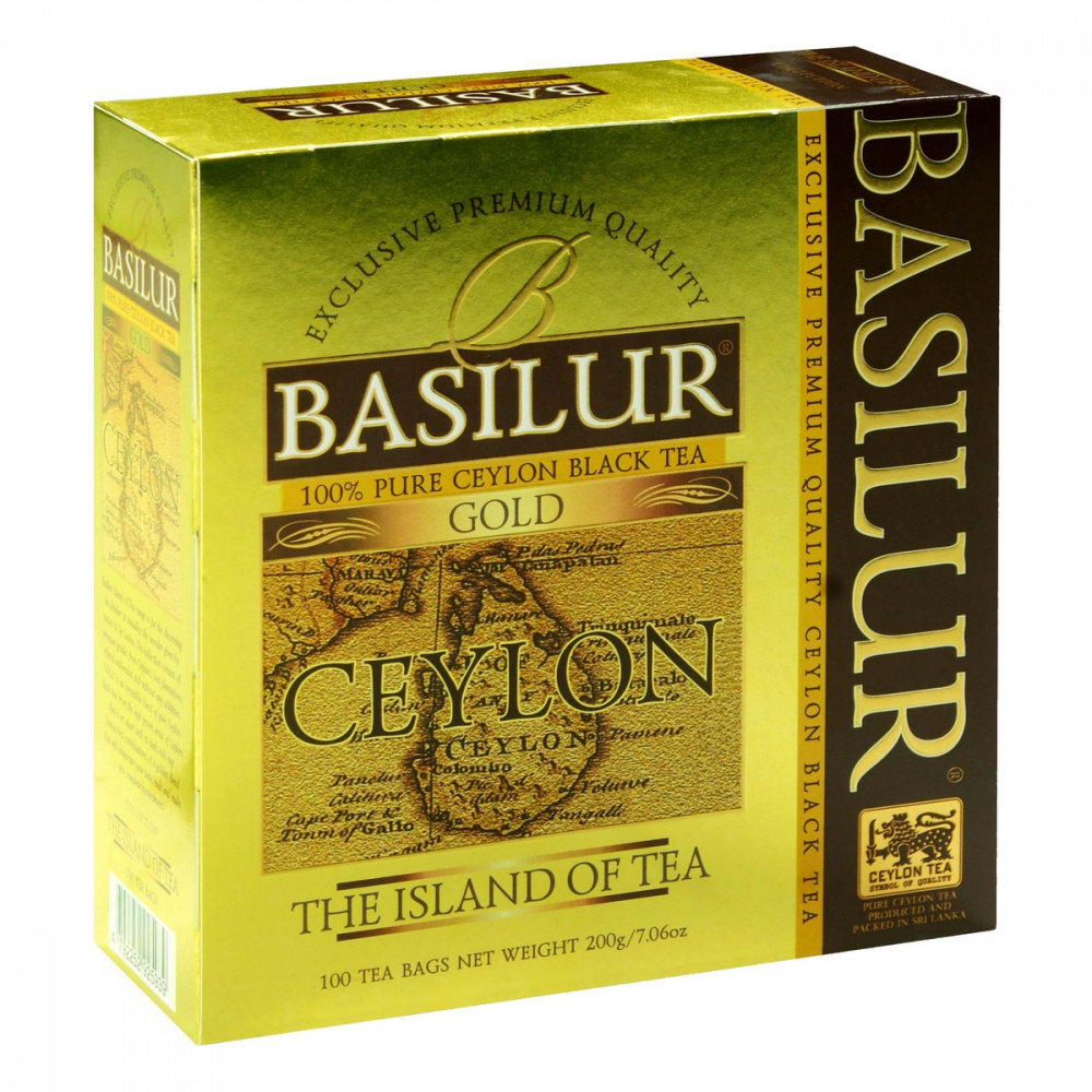 Чай basilur. Чай черный Basilur the Island of Tea Ceylon Gold. Чай Basilur 100 пакетиков Gold Ceylon. Basilur Pure Ceylon Tea. Чай Basilur чайный остров Цейлон золотой черный.